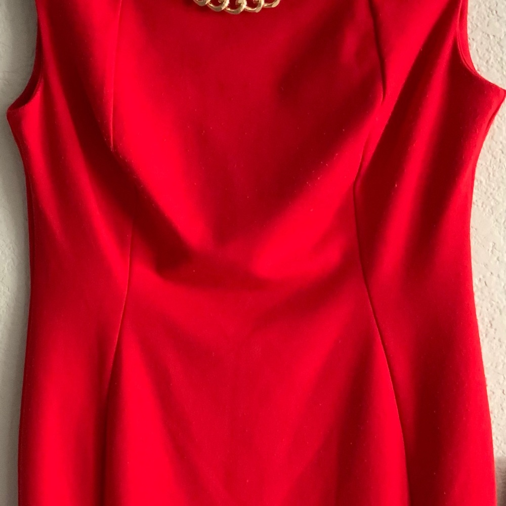 Calvin Klein Red Dress - Picture 2 of 3